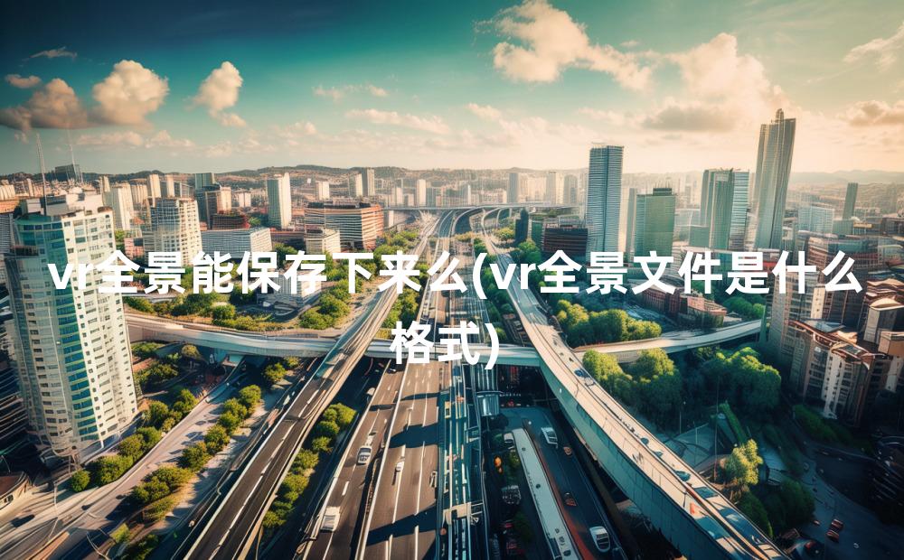 vr全景能保存下来么(vr全景文件是什么格式)